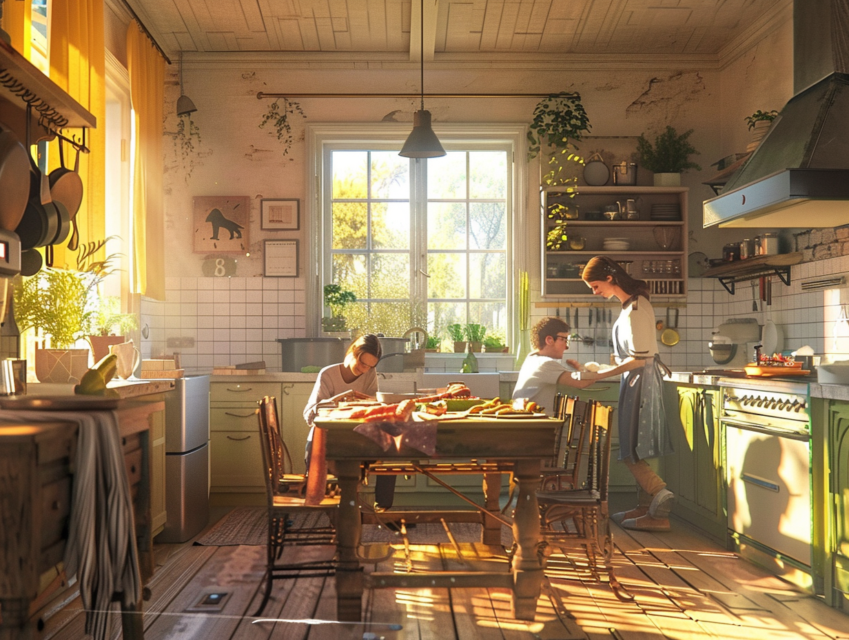 Здорове та різноманітне харчування на столі