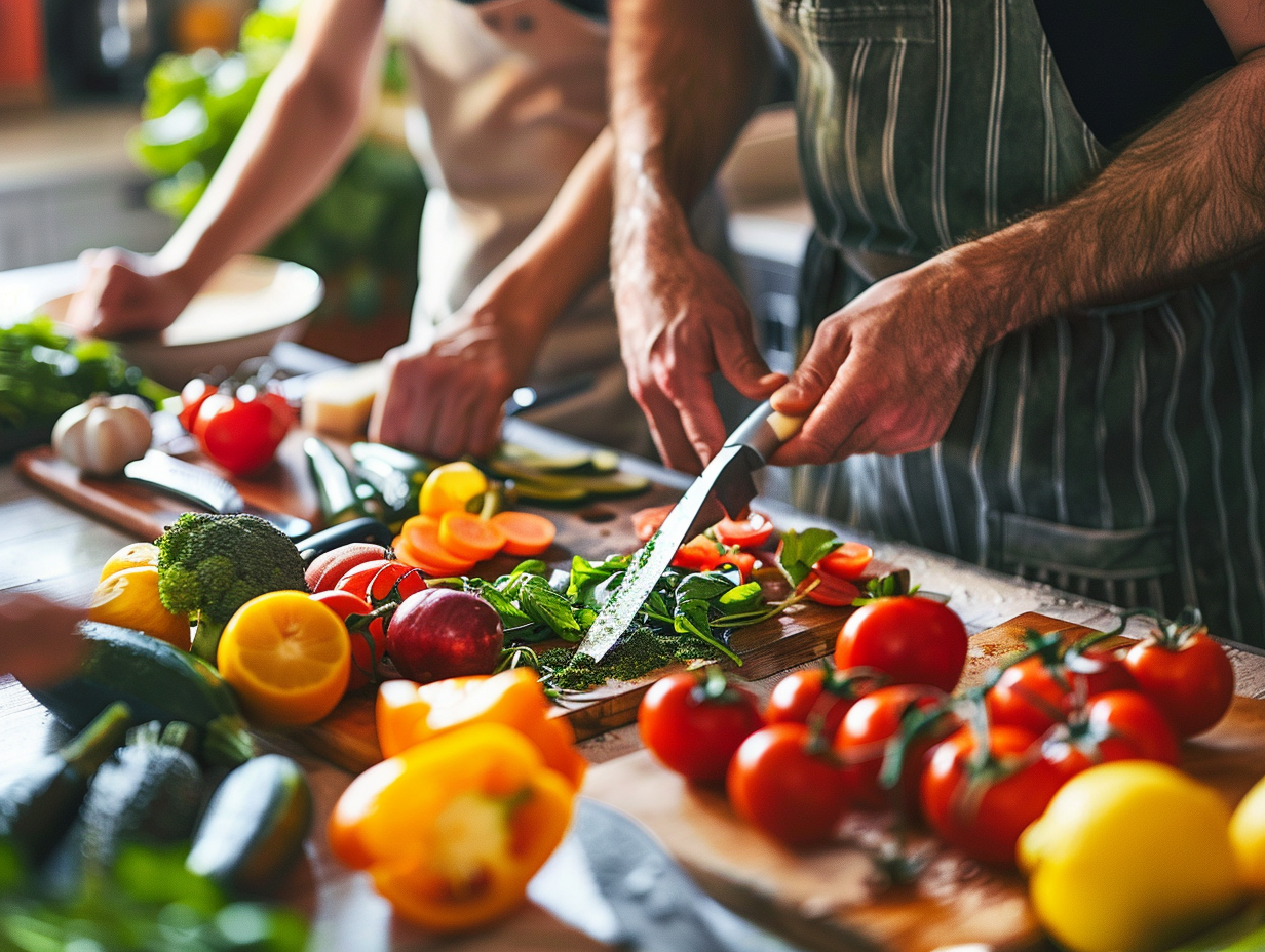 Свіжі овочі та фрукти для збалансованого харчування